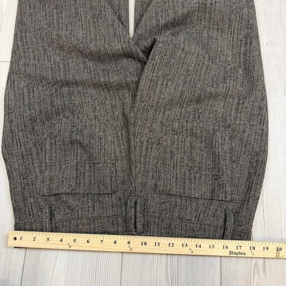 Democracy Ab Solution Skyrise Ponte Patched Pants Peanut Butter Black Size 16 - Picture 9 of 11